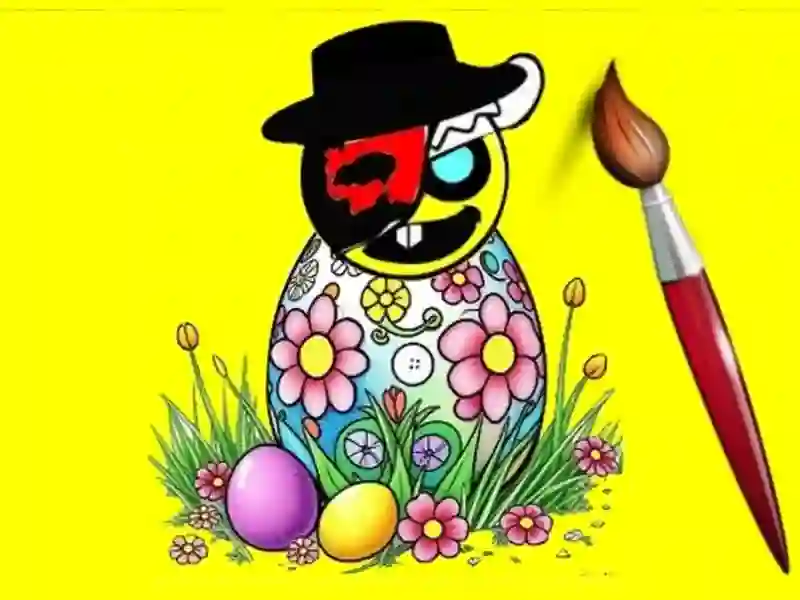 שפּיל Sprunki Easter Coloring אָנליין