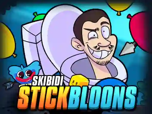 שפּיל Skibidi Stick Bloons אָנליין