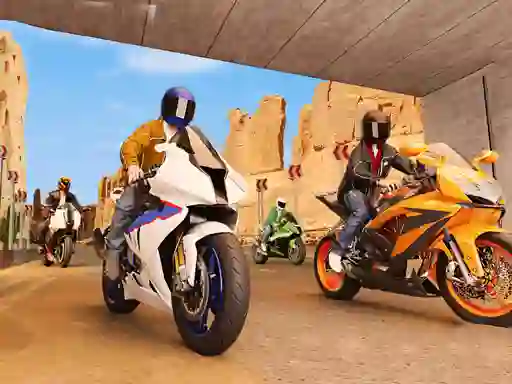 שפּיל Real Motorbike Simulator Race 3D אָנליין