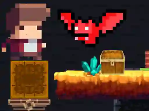 שפּיל Tiny Man and Red Bat אָנליין