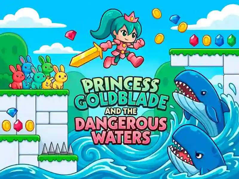 שפּיל Princess Goldblade and the Dangerous Waters אָנליין