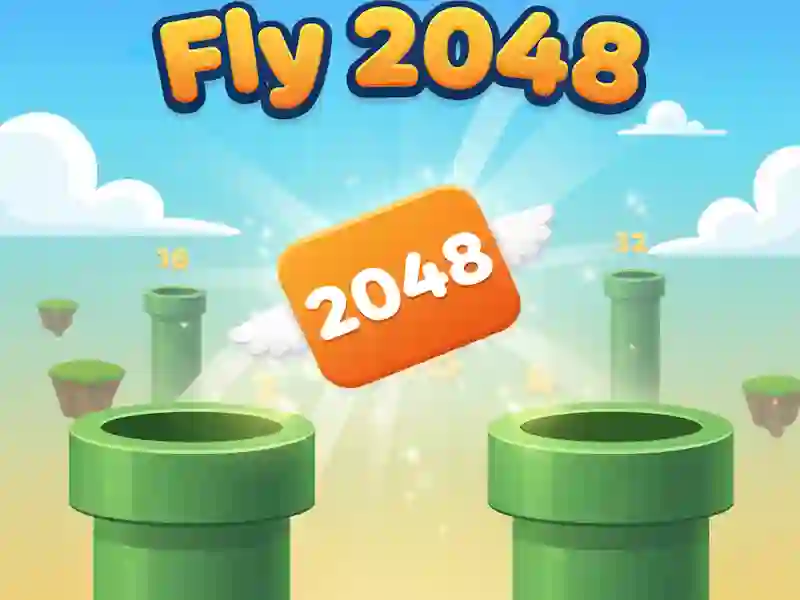 שפּיל Fly 2048 אָנליין