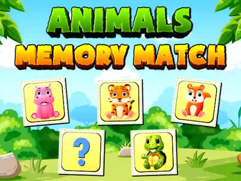 שפּיל Animals Memory Match אָנליין