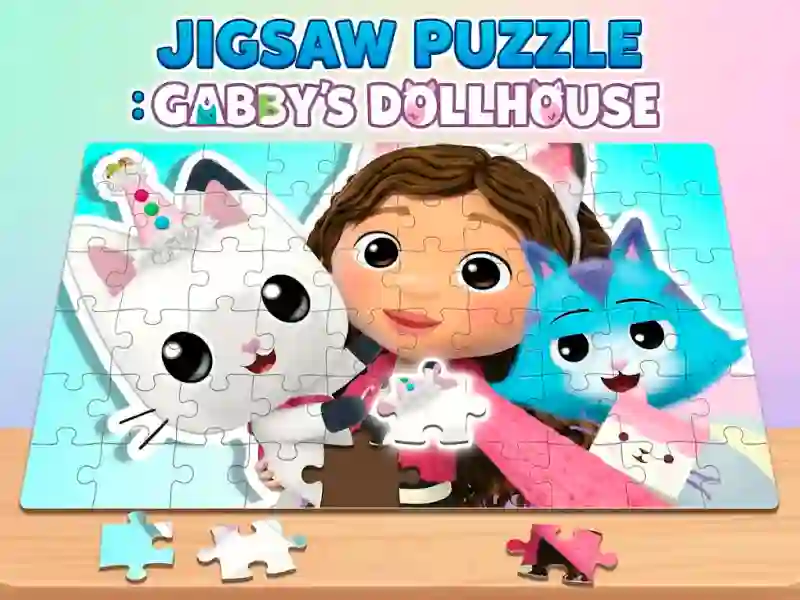 שפּיל Jigsaw Puzzle: Gabby's Dollhouse אָנליין