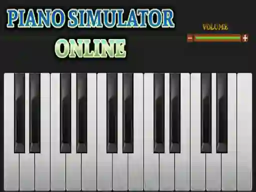 שפּיל Piano simulator online אָנליין