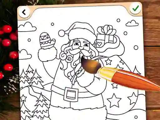 שפּיל Christmas Coloring Game אָנליין