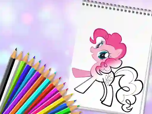 שפּיל Cute Pony Coloring Book אָנליין