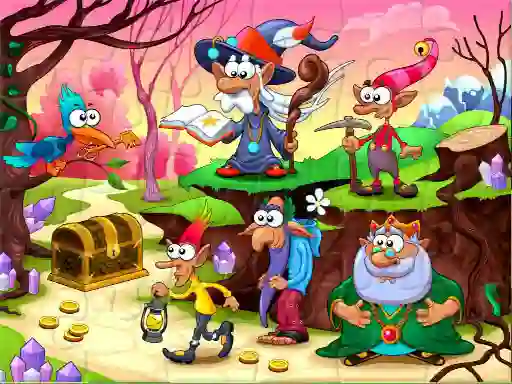 שפּיל Fantasy Jigsaw Deluxe אָנליין