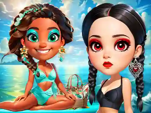 שפּיל Wave Chic Ocean Fashion Frenzy אָנליין