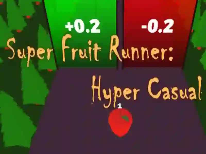 שפּיל Super Fruit Runner: Hyper Casual אָנליין