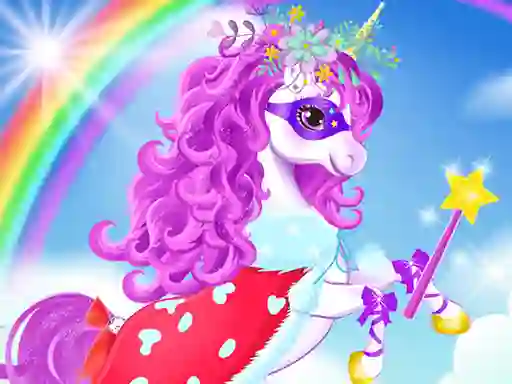 שפּיל Baby unicorn dress up אָנליין