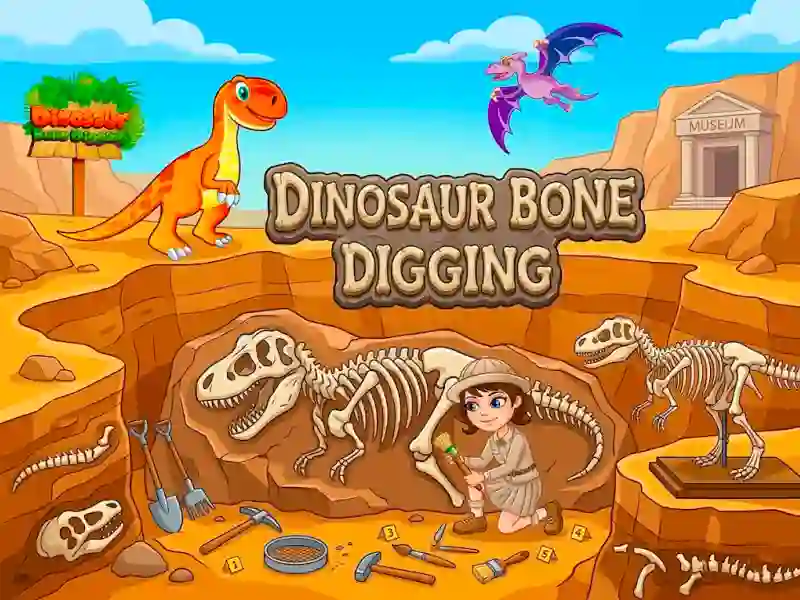 שפּיל Dinosaur Bone Digging אָנליין