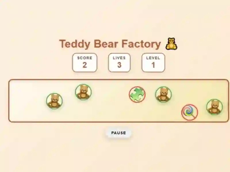 שפּיל Teddy Bear Factory אָנליין