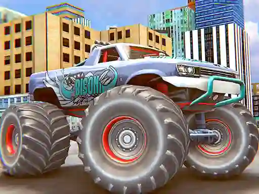 שפּיל Monster Truck Stunt Driving Simulation אָנליין