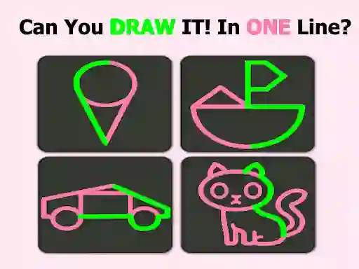 שפּיל Brain Test: One Line Draw Puzzle אָנליין