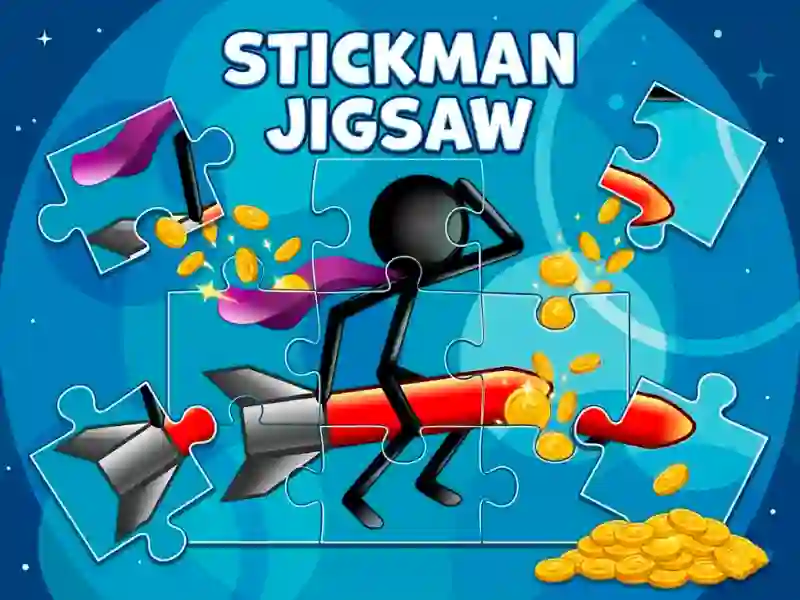 שפּיל Stickman Jigsaw אָנליין