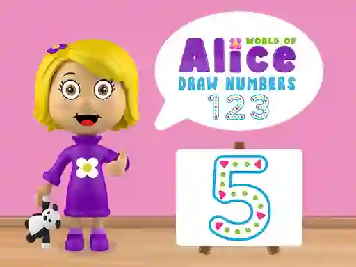 שפּיל World of Alice Draw Numbers אָנליין