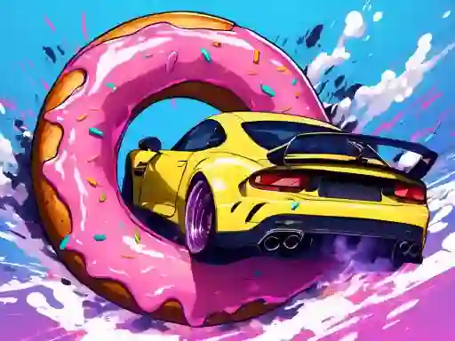 שפּיל Roof Car Stunt אָנליין