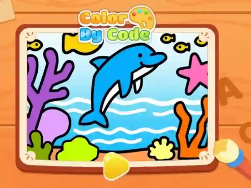 שפּיל Color By Code: Dolphin אָנליין