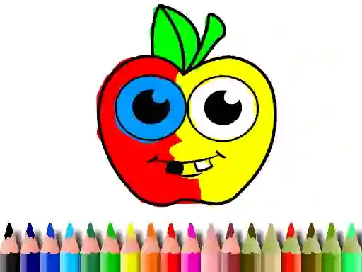 שפּיל Back To School: Apple Coloring Book אָנליין