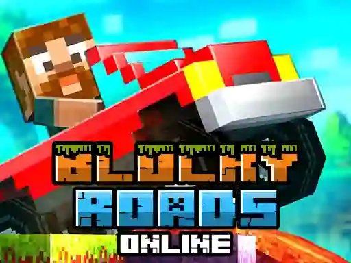שפּיל Blocky Roads Online אָנליין