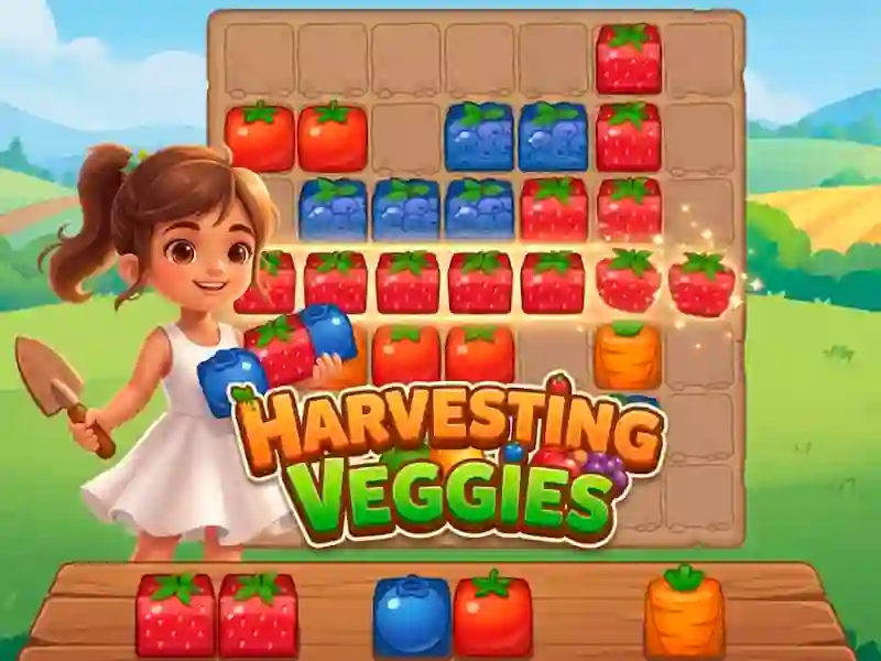 שפּיל Harvesting Veggies אָנליין