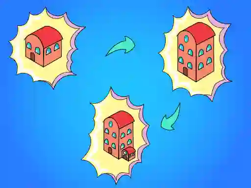 שפּיל Idle Merge City אָנליין
