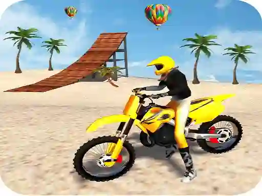 שפּיל Racing Moto: Beach Jumping Simulator אָנליין