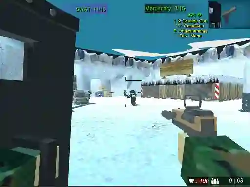 שפּיל Blocky Combat Swat 2 אָנליין