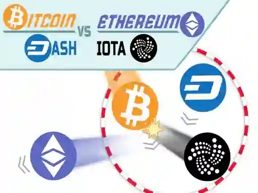 שפּיל Bitcoin vs Ethereum אָנליין