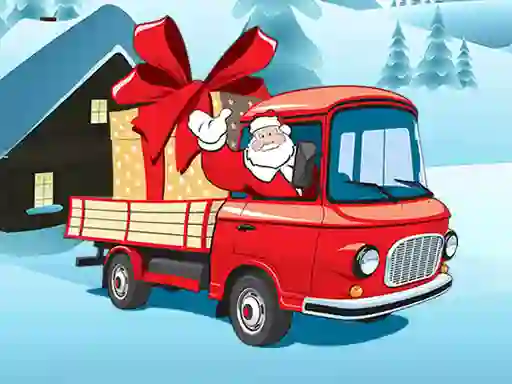 שפּיל Christmas Vehicles Jigsaw אָנליין