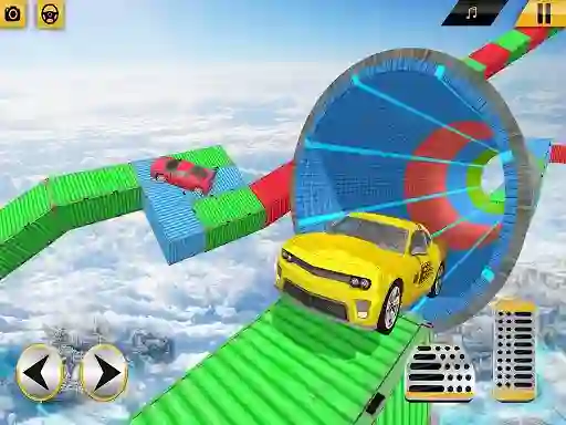 שפּיל Impossible Car Driving 3d: Free Stunt אָנליין