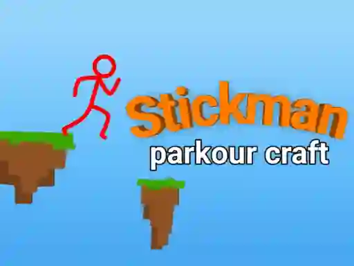 שפּיל Stickman parkour craft אָנליין