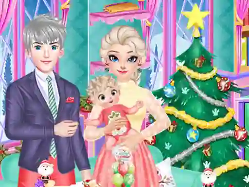 שפּיל Frozen Family Christmas Preparation אָנליין