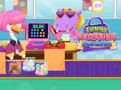 שפּיל Funny Shopping Supermarket אָנליין