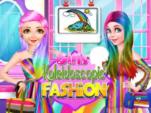 שפּיל Girls Kaleidoscopic Fashion אָנליין