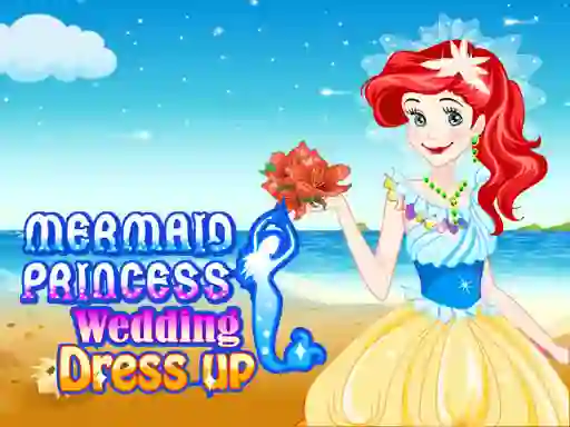 שפּיל Mermaid princess wedding dress אָנליין