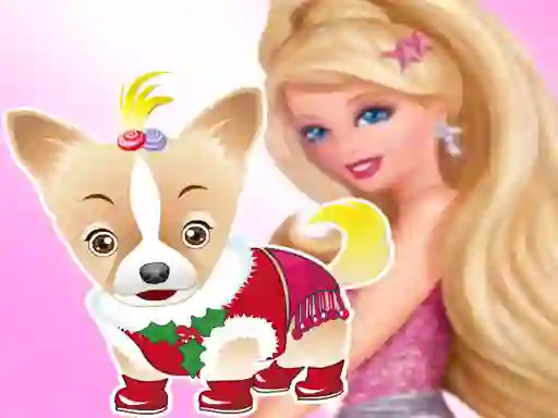 שפּיל Barbie's Dog Dressup אָנליין