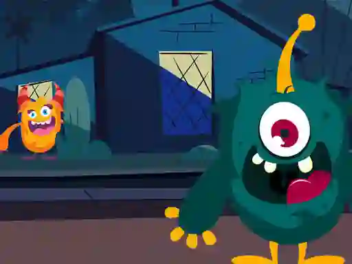 שפּיל Funny Monsters Jigsaw אָנליין
