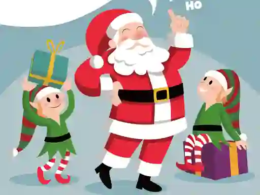 שפּיל Santa Merry Xmas Puzzle אָנליין