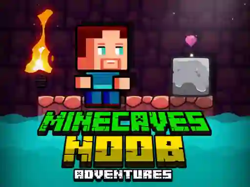 שפּיל Minecaves Noob Adventure אָנליין