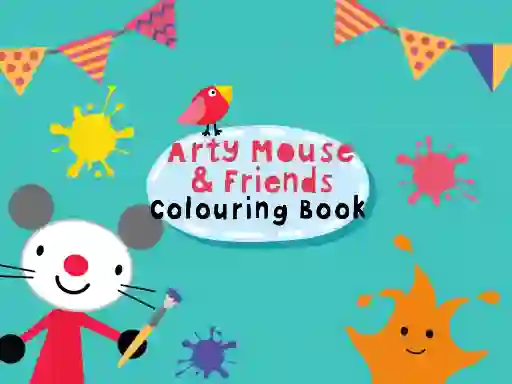שפּיל Arty Mouse & Friends Coloring Book אָנליין