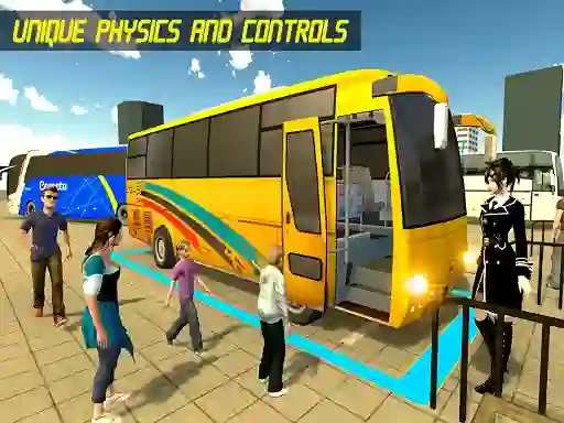 שפּיל Modern Bus Parking Advance Bus אָנליין