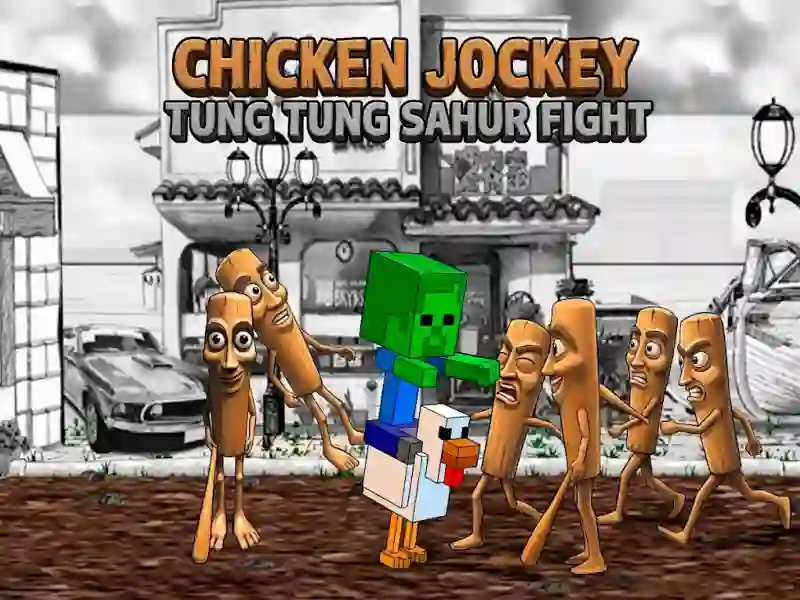 שפּיל Chicken Jockey Tung Tung Sahur Fight אָנליין