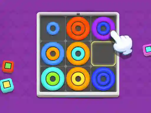 שפּיל Neon Circles & Color Sort אָנליין
