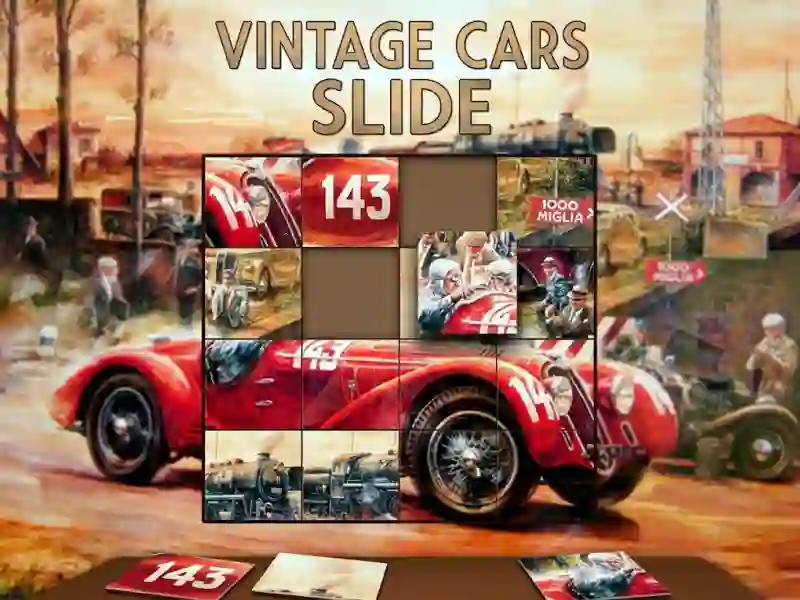 שפּיל Vintage Cars Slide אָנליין
