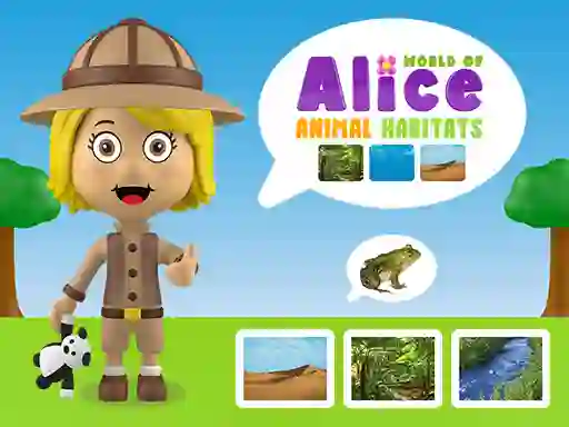 שפּיל World of Alice Animal Habitats אָנליין