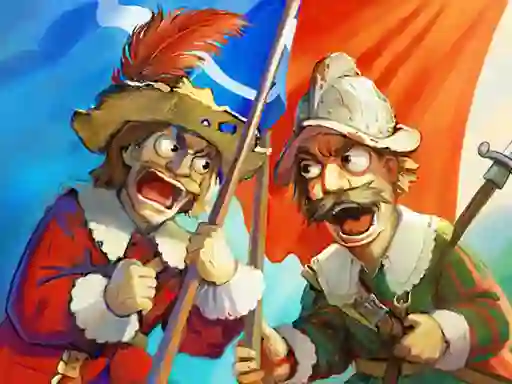 שפּיל Musketeers Gunpowder vs Steel אָנליין