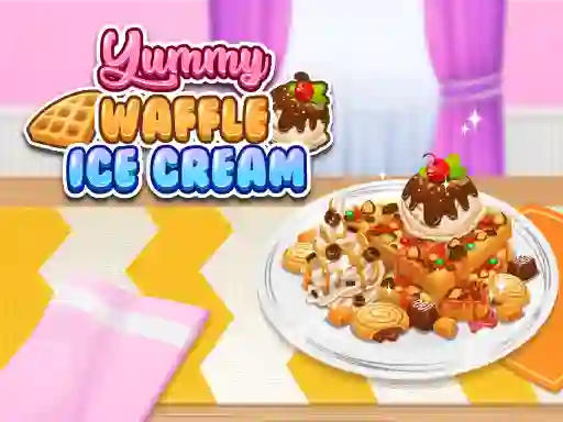 שפּיל Yummy Waffle Ice Cream אָנליין