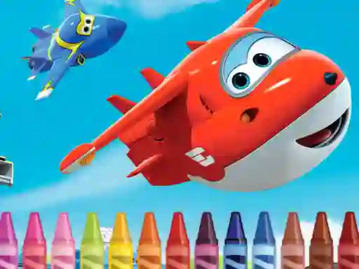 שפּיל Superwings Coloring אָנליין